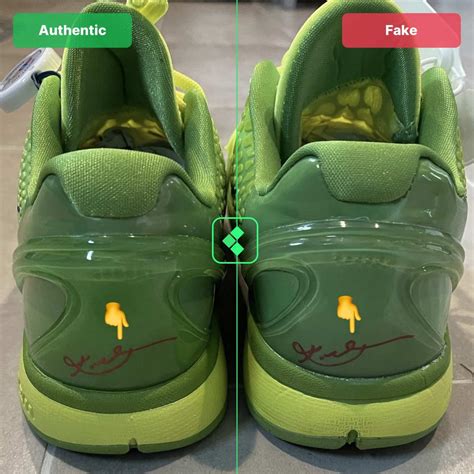 kobe shoes fake|kobe grinch legit check.